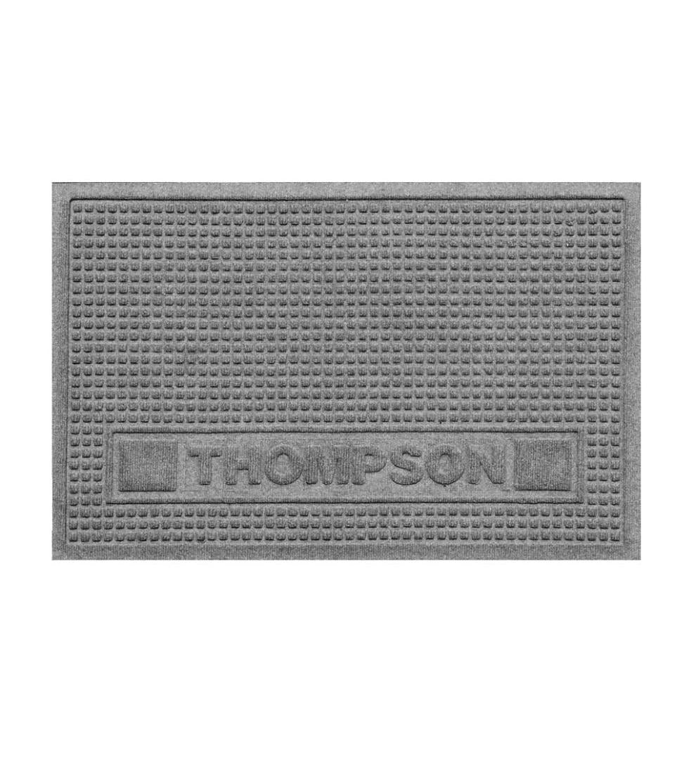 Plow &amp; Hearth Home Accents | Indoor Living Personalized Waterhog Squares Pet Doormat