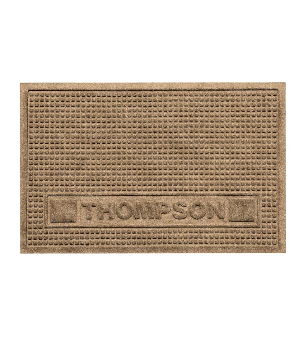 Plow &amp; Hearth Home Accents | Indoor Living Personalized Waterhog Squares Pet Doormat
