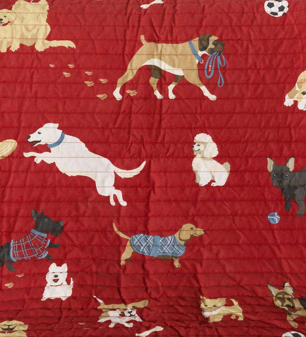 Plow &amp; Hearth Home Accents | Indoor Living Protective Pet Love Seat Cover, Dog Park Design