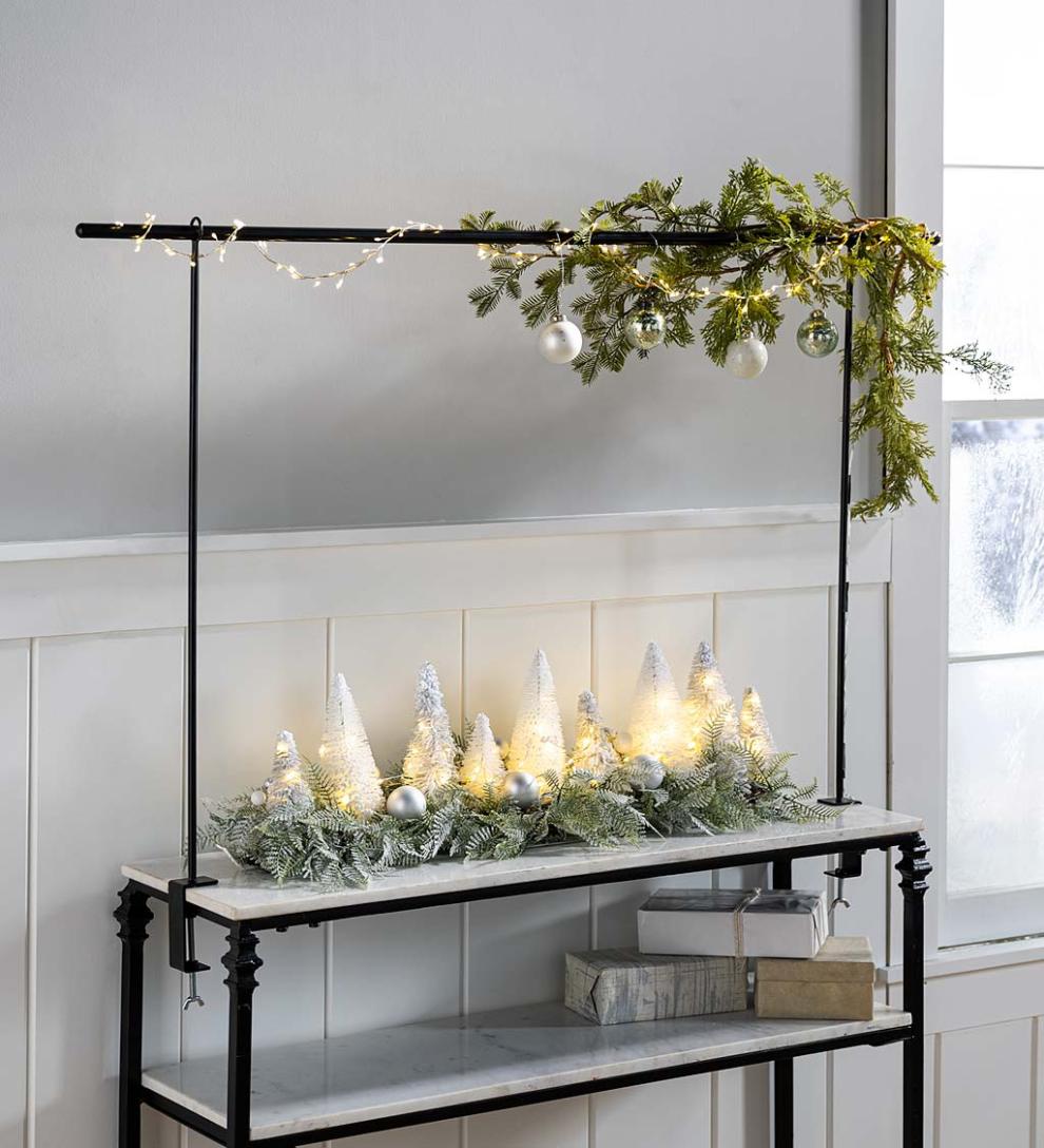 Plow &amp; Hearth Home Accents | Indoor Living Tablescape Decorating Adjustable Metal Rod