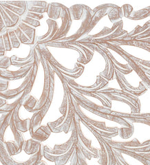 Plow &amp; Hearth Home Accents | Indoor Living Three Panel White Washed Floral Wall Art