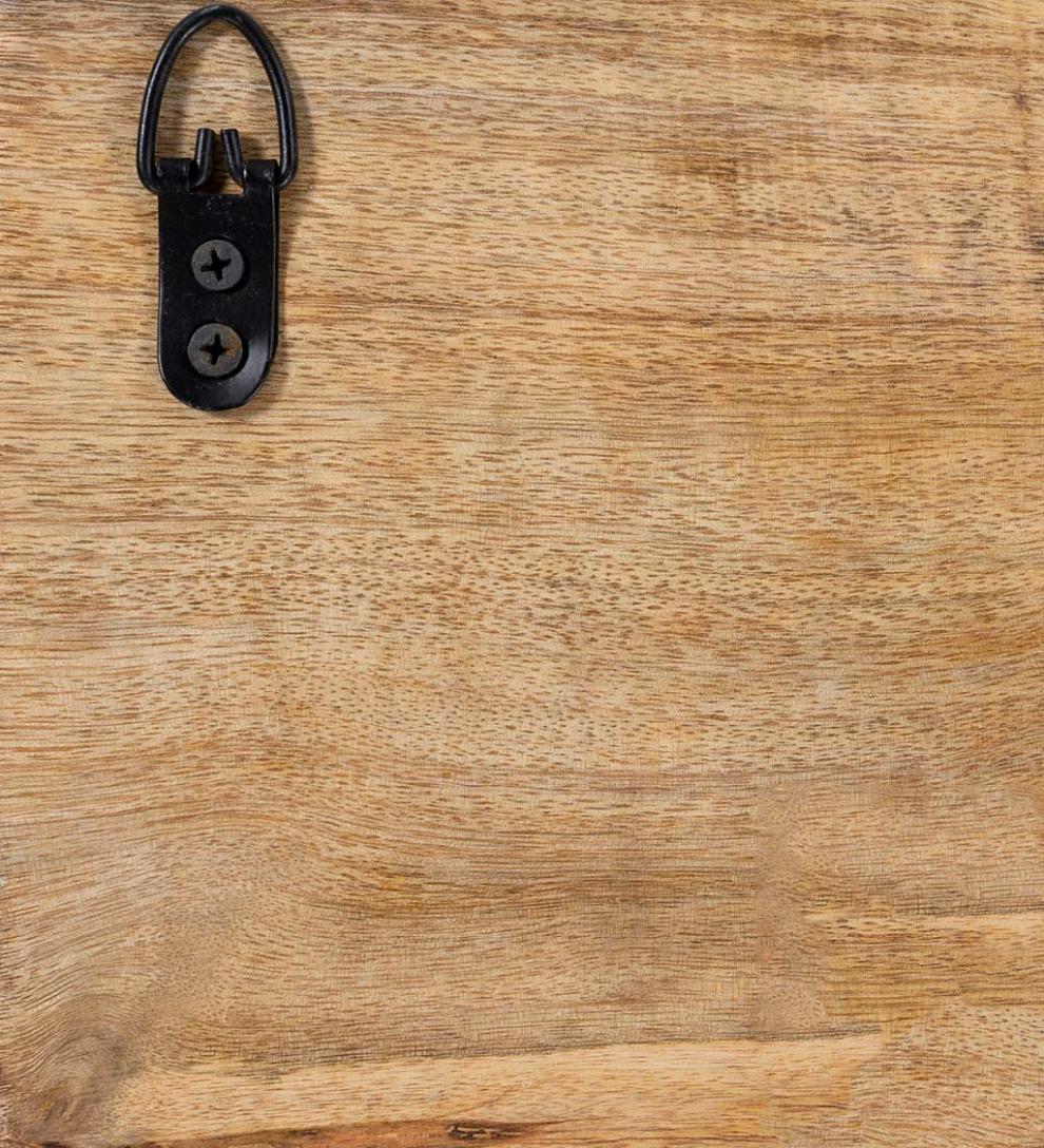 Plow &amp; Hearth Home Accents | Indoor Living Three Panel White Washed Tropical Wall Art