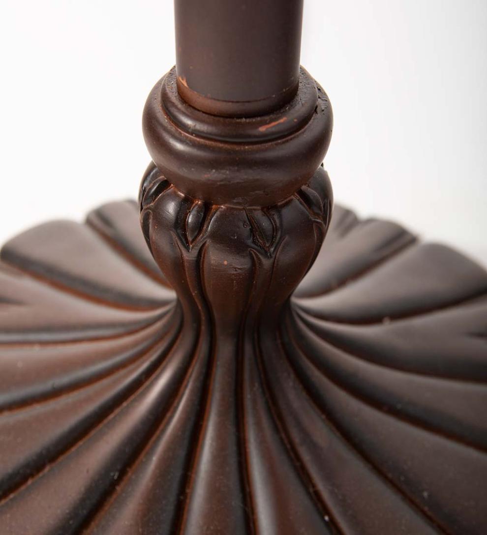 Plow &amp; Hearth Home Accents | Indoor Living Tiffany-Inspired Stained Glass Dual-Bulb Floor Lamp