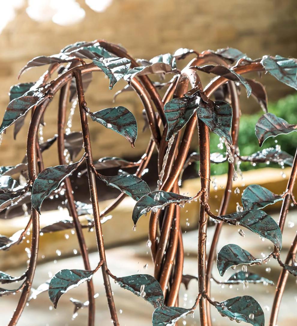 Plow &amp; Hearth Home Accents | Indoor Living Tree Of Life Indoor/Outdoor Electric Fountain