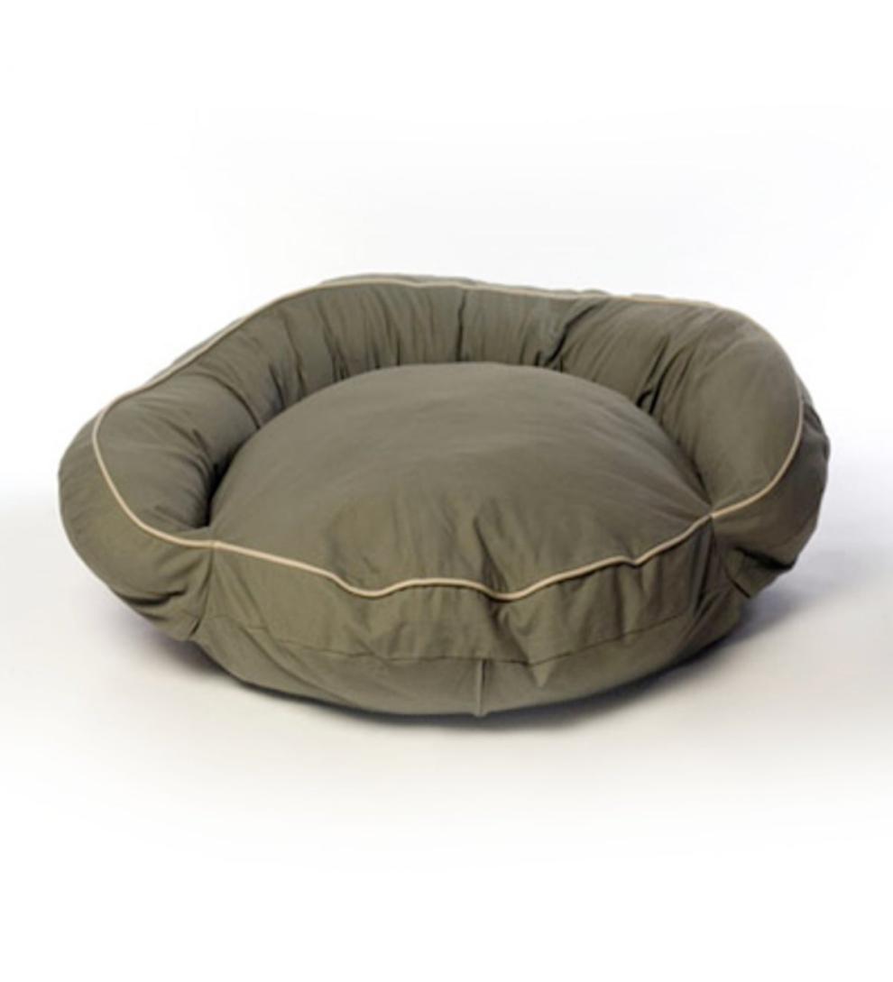Plow &amp; Hearth Home Accents | Indoor Living Twill Bolster Pet Bed