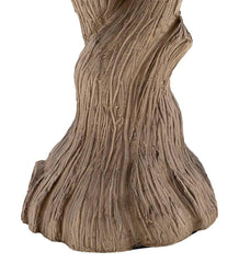 Plow &amp; Hearth Home Accents | Indoor Living Twisted Branch Table Lamp With Natural Linen Shade