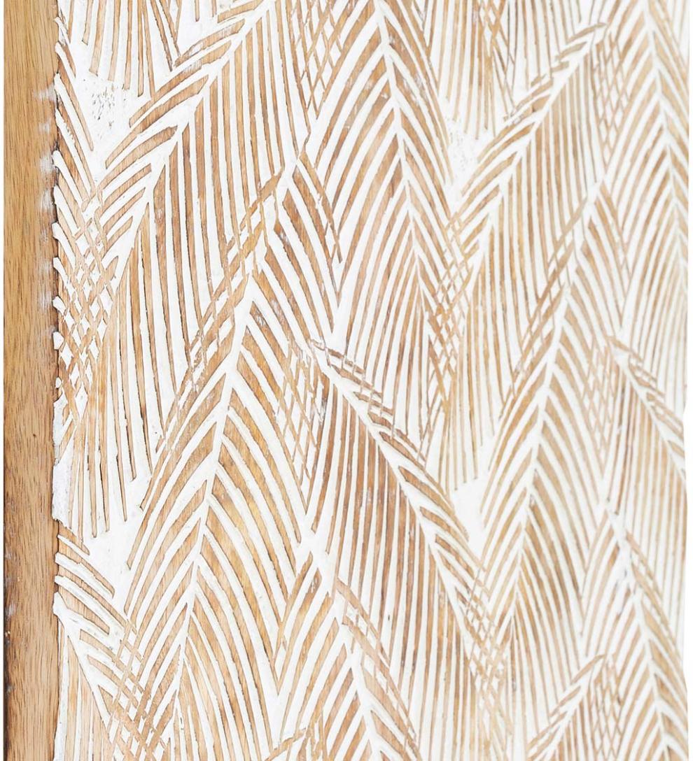 Plow &amp; Hearth Home Accents | Indoor Living Two Panel White Washed Tropical Wall Art