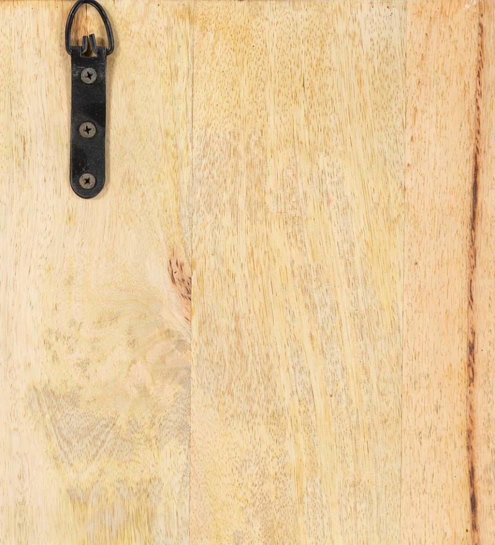 Plow &amp; Hearth Home Accents | Indoor Living Two Panel White Washed Tropical Wall Art