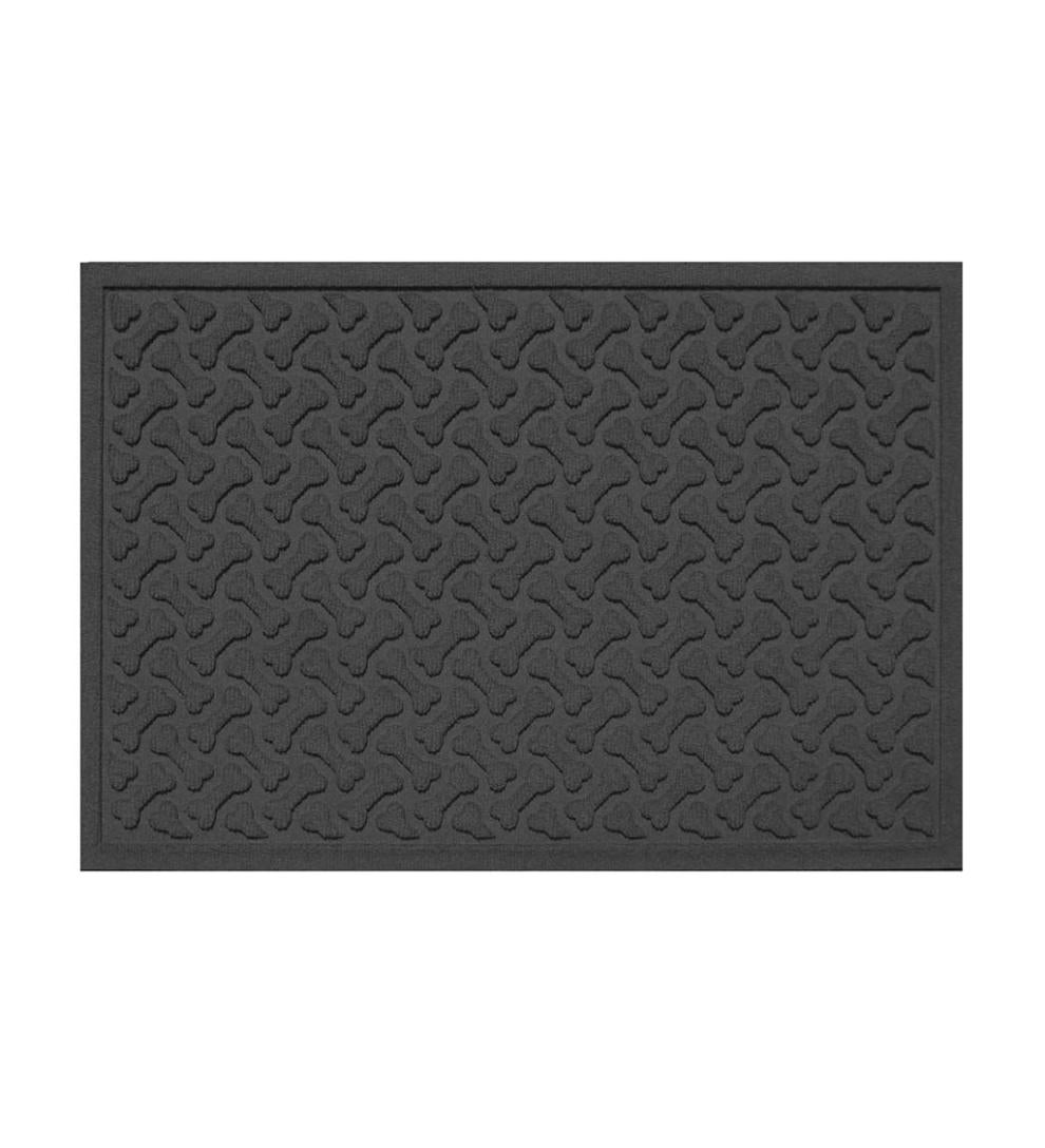 Plow &amp; Hearth Home Accents | Indoor Living Waterhog Dog Bones Doormat
