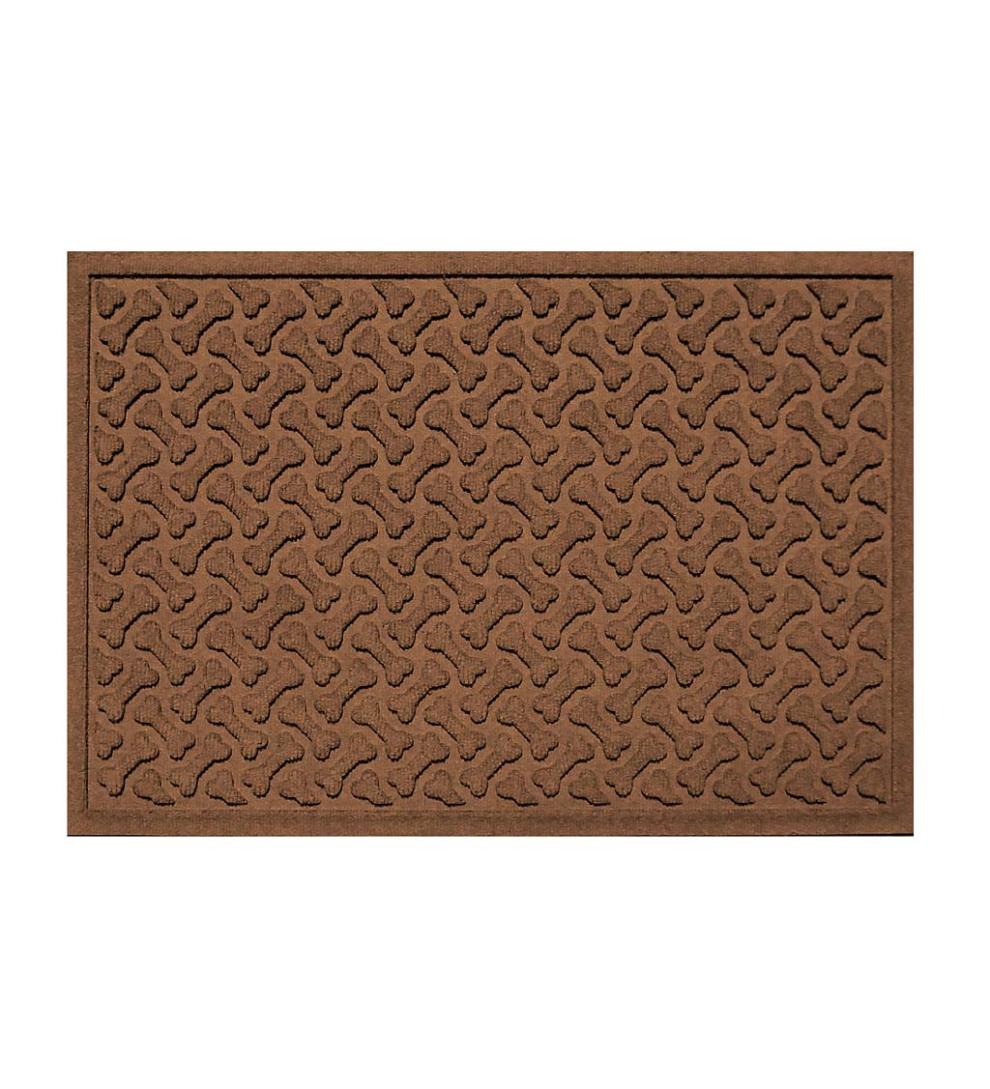 Plow &amp; Hearth Home Accents | Indoor Living Waterhog Dog Bones Doormat