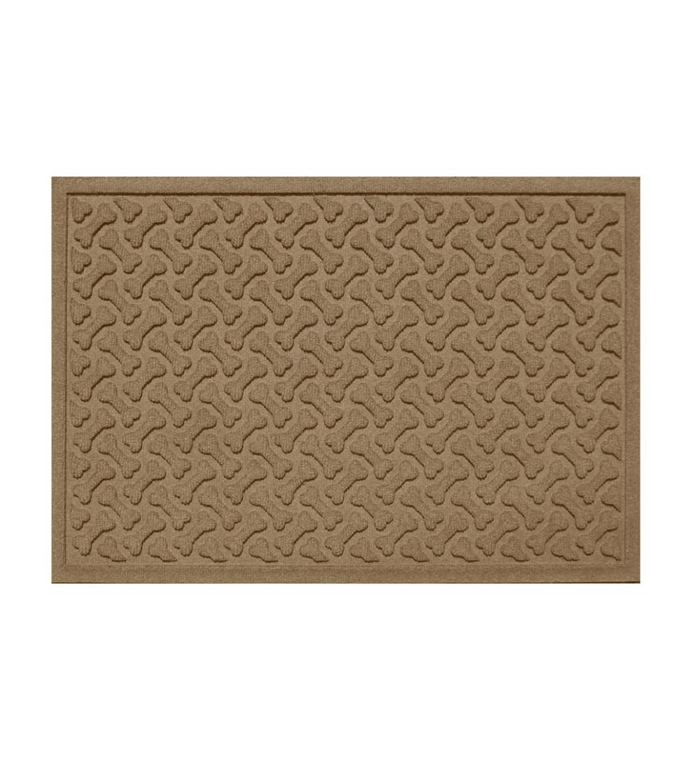 Plow &amp; Hearth Home Accents | Indoor Living Waterhog Dog Bones Doormat