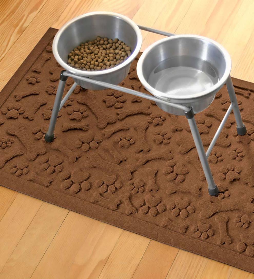 Plow &amp; Hearth Home Accents | Indoor Living Waterhog Paws And Bones Doormat