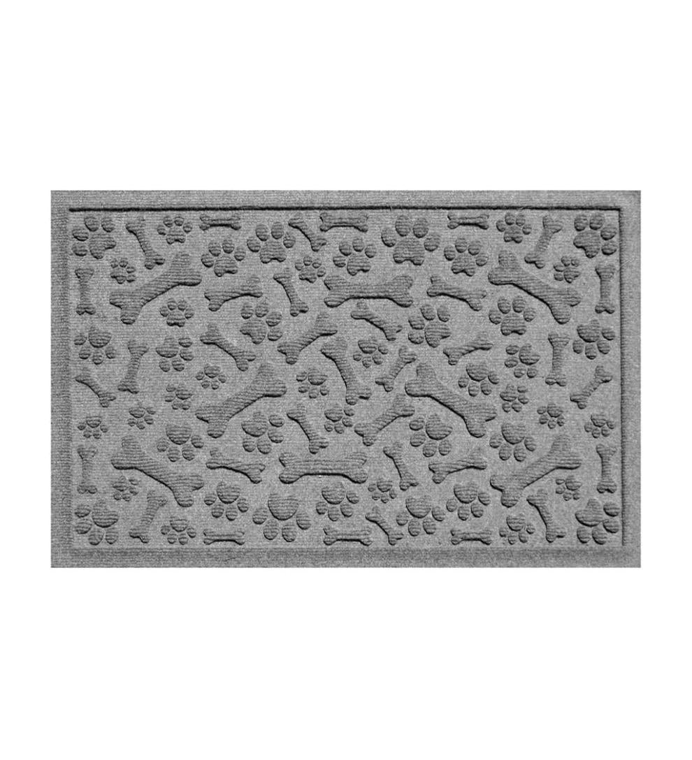 Plow &amp; Hearth Home Accents | Indoor Living Waterhog Paws And Bones Doormat