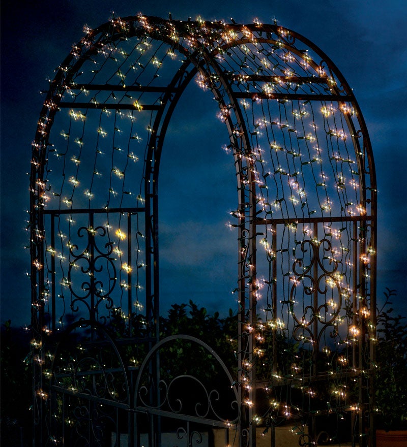 Plow &amp; Hearth Home Accents | Indoor Living White Led Solar String Lights