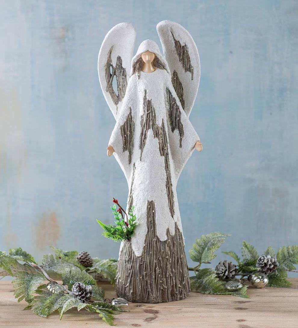 Plow &amp; Hearth Home Accents | Indoor Living Winterfrost Angel Statue