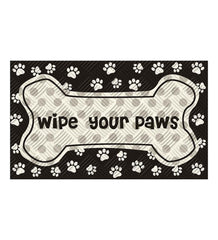 Plow &amp; Hearth Home Accents | Indoor Living Wipe Your Paws Embossed Floor Mat