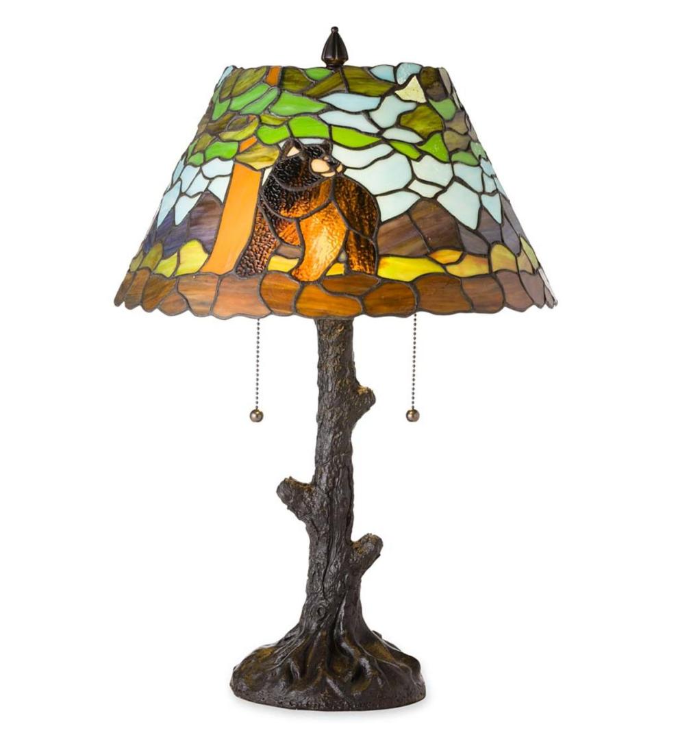 Plow &amp; Hearth Home Office | Indoor Living Calhoun Tiffany Glass Table Lamp