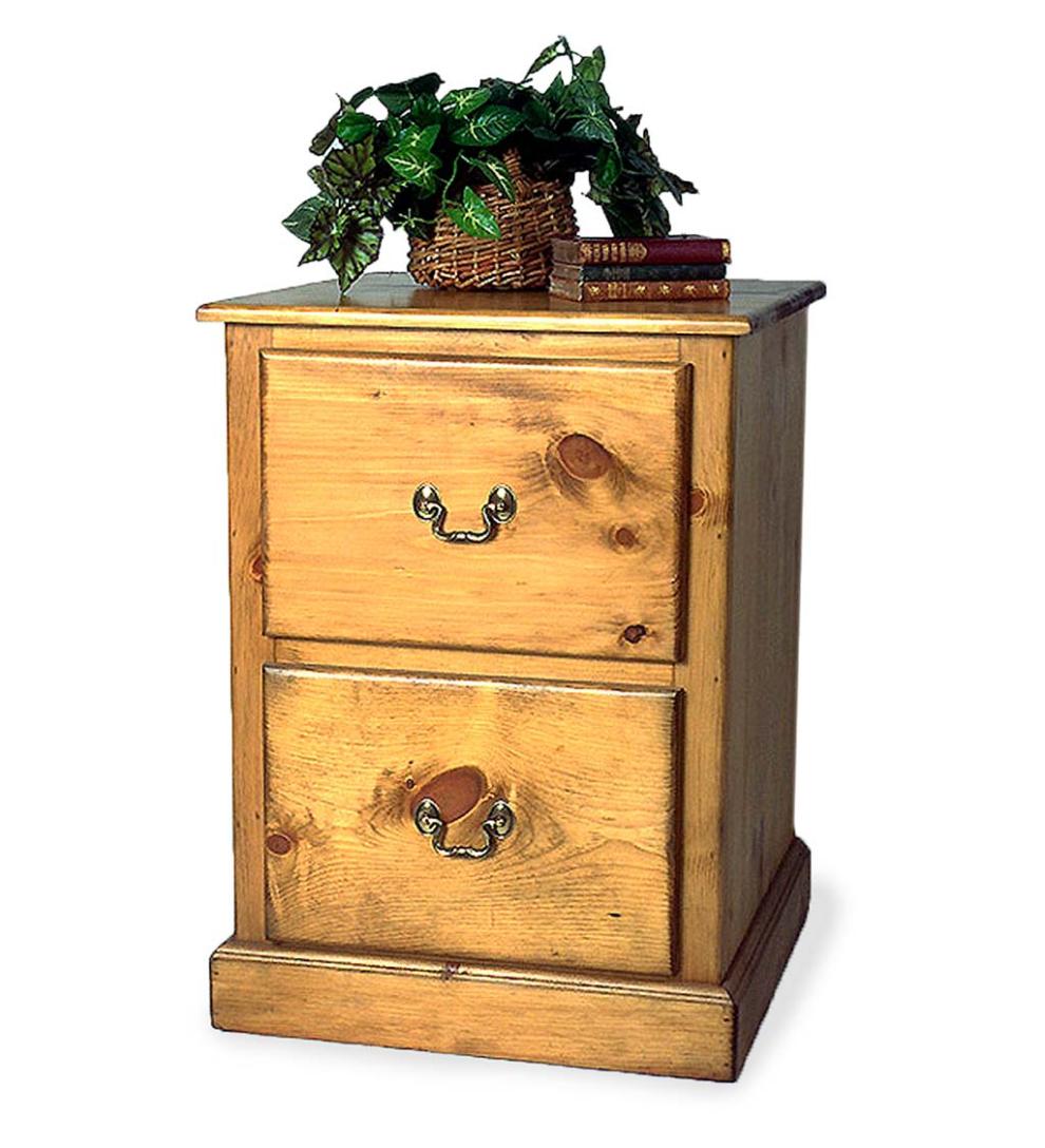 Plow &amp; Hearth Home Office | Indoor Living File Cabinet - Avocado Green