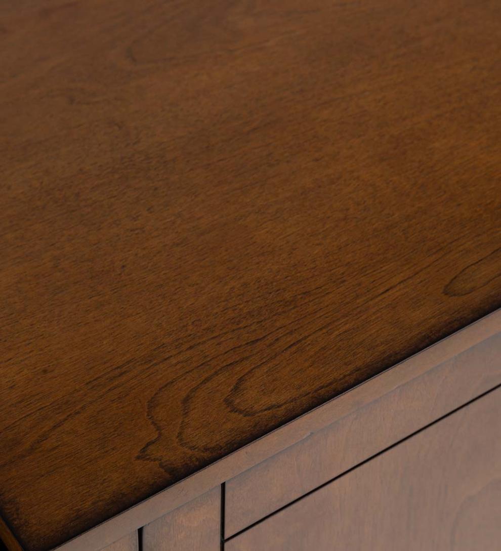 Plow &amp; Hearth Home Office | Indoor Living Folding Hideaway Double Desk With Cabinet And Chargers