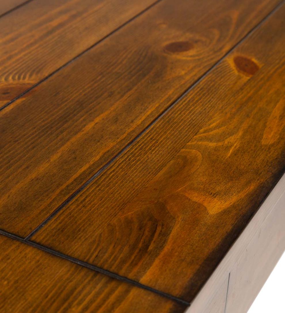 Plow &amp; Hearth Home Office | Indoor Living L-Shaped Lift Desk With Two Height Settings And Drawer