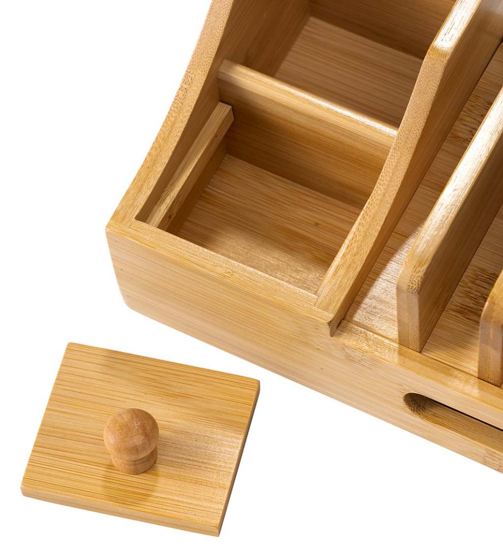 Plow &amp; Hearth Home Office | Indoor Living Multiple Technology Organizer