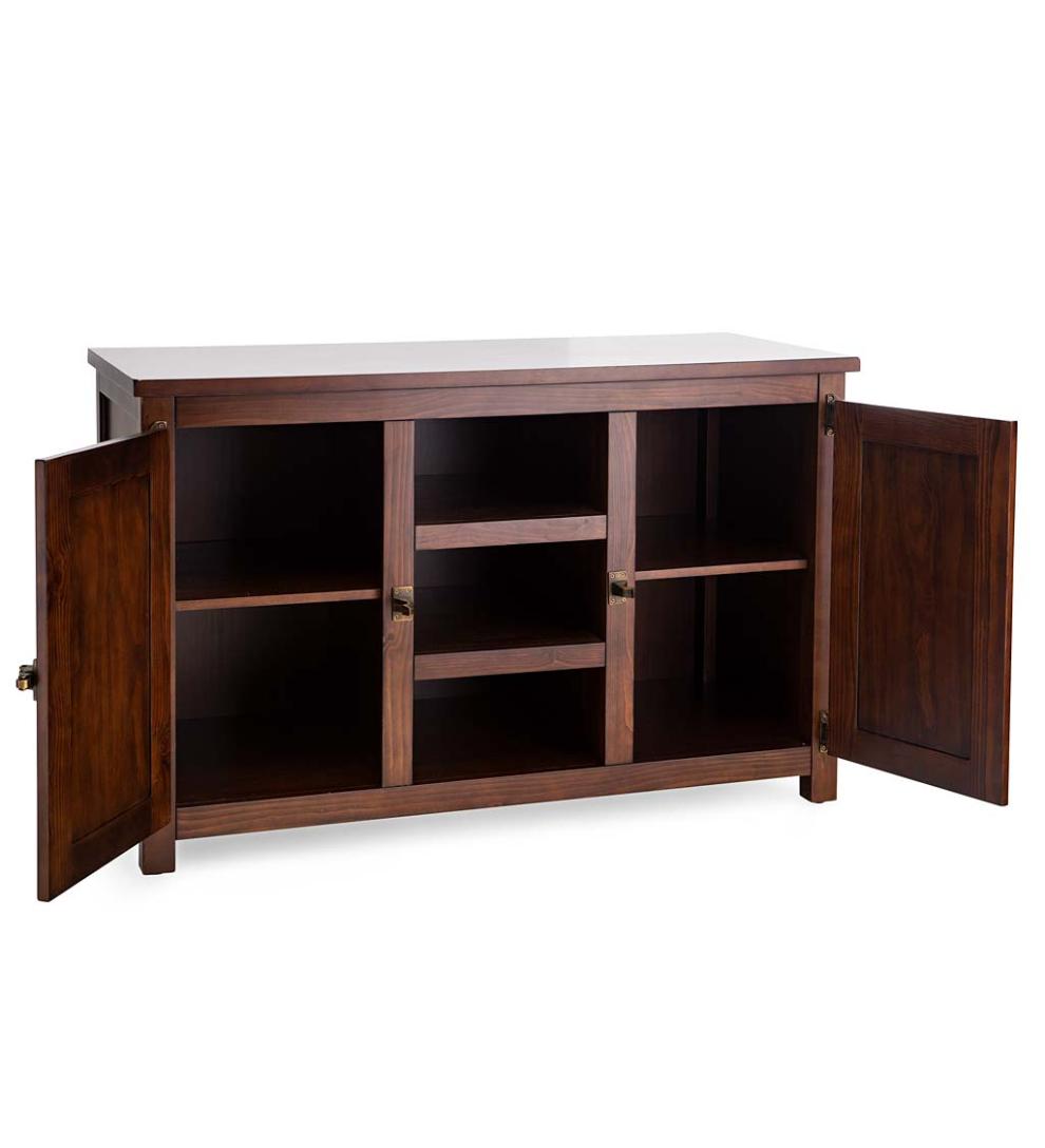 Plow &amp; Hearth Home Office | Indoor Living Portland Ice Box Buffet Cabinet Sideboard