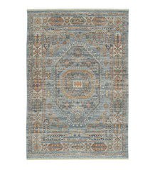 Plow &amp; Hearth Home Office | Indoor Living Strassburg Border Easy Care Polyester Rug