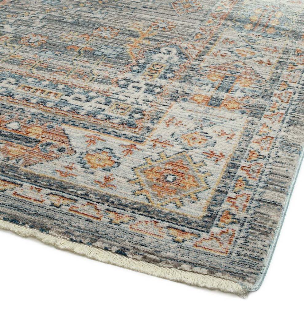 Plow &amp; Hearth Home Office | Indoor Living Strassburg Border Easy Care Polyester Rug