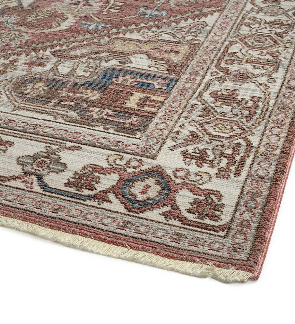 Plow &amp; Hearth Home Office | Indoor Living Strassburg Harlequin Easy Care Polyester Rug