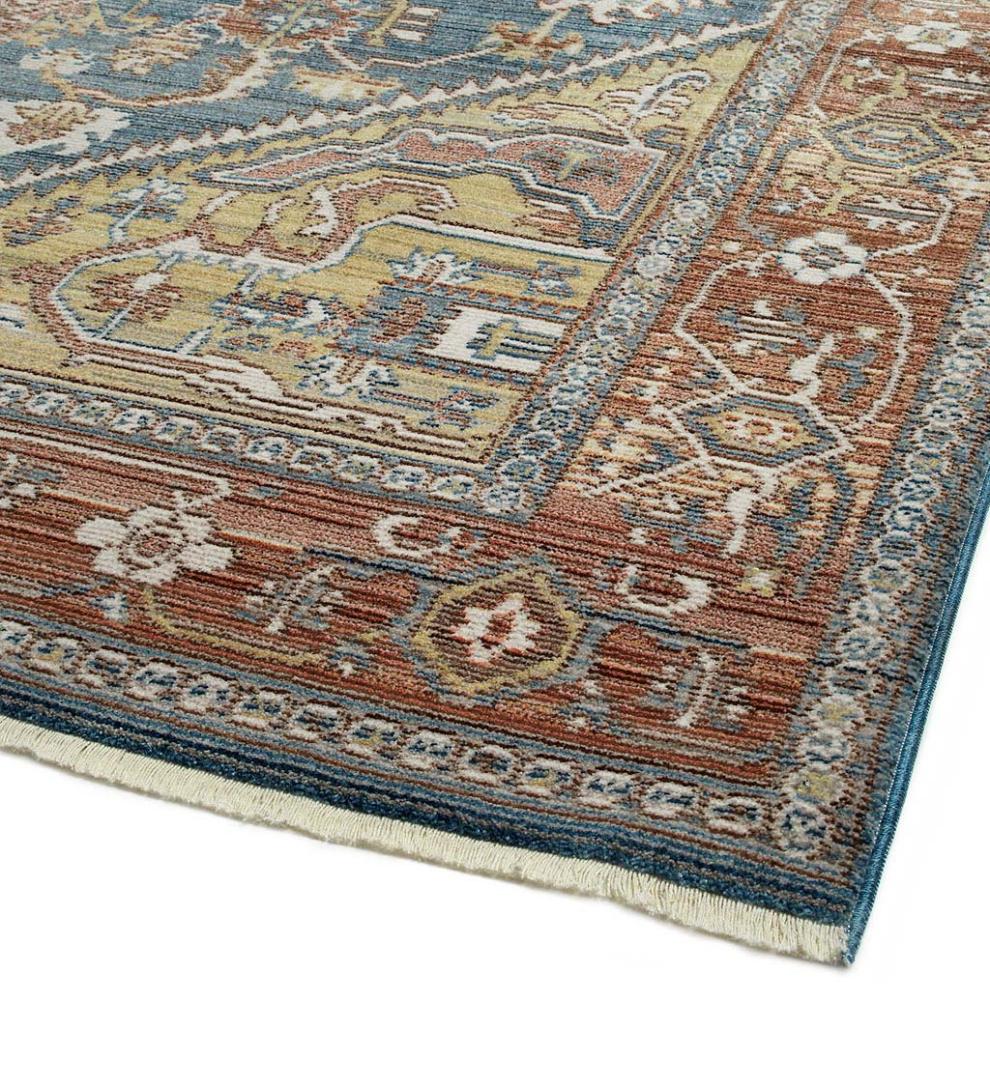 Plow &amp; Hearth Home Office | Indoor Living Strassburg Harlequin Easy Care Polyester Rug