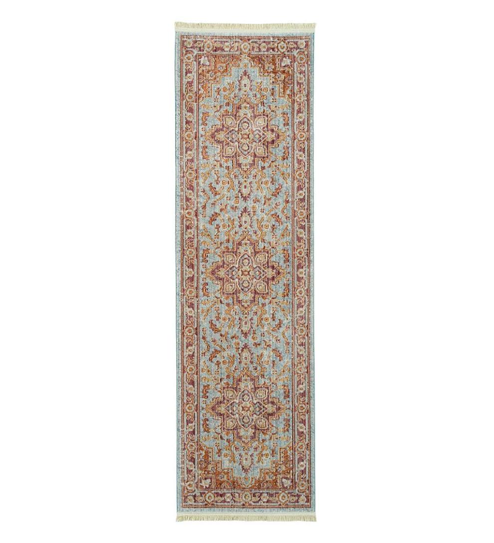 Plow &amp; Hearth Home Office | Indoor Living Strassburg Star Easy Care Polyester Rug