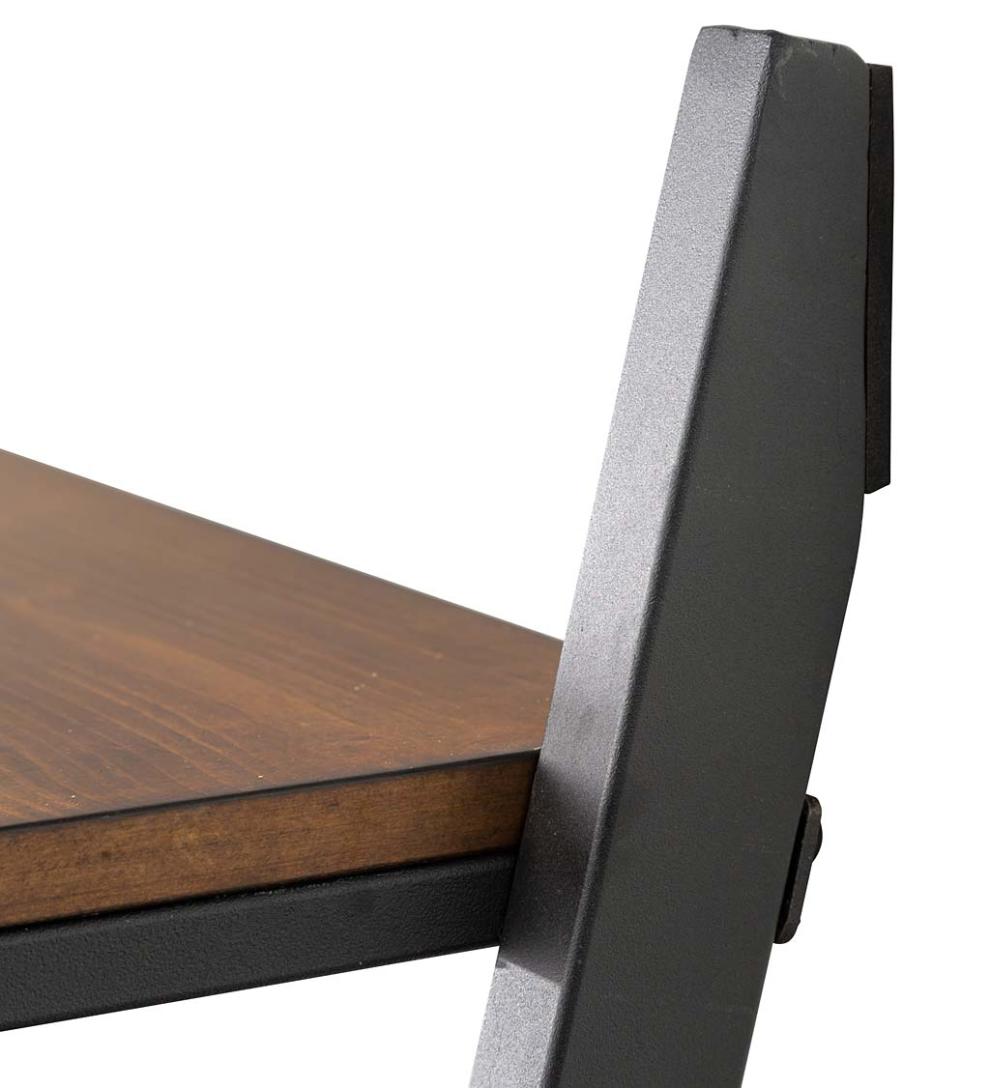 Plow &amp; Hearth Home Office | Indoor Living Three Position Adjustable Ladder Desk With Charging Station