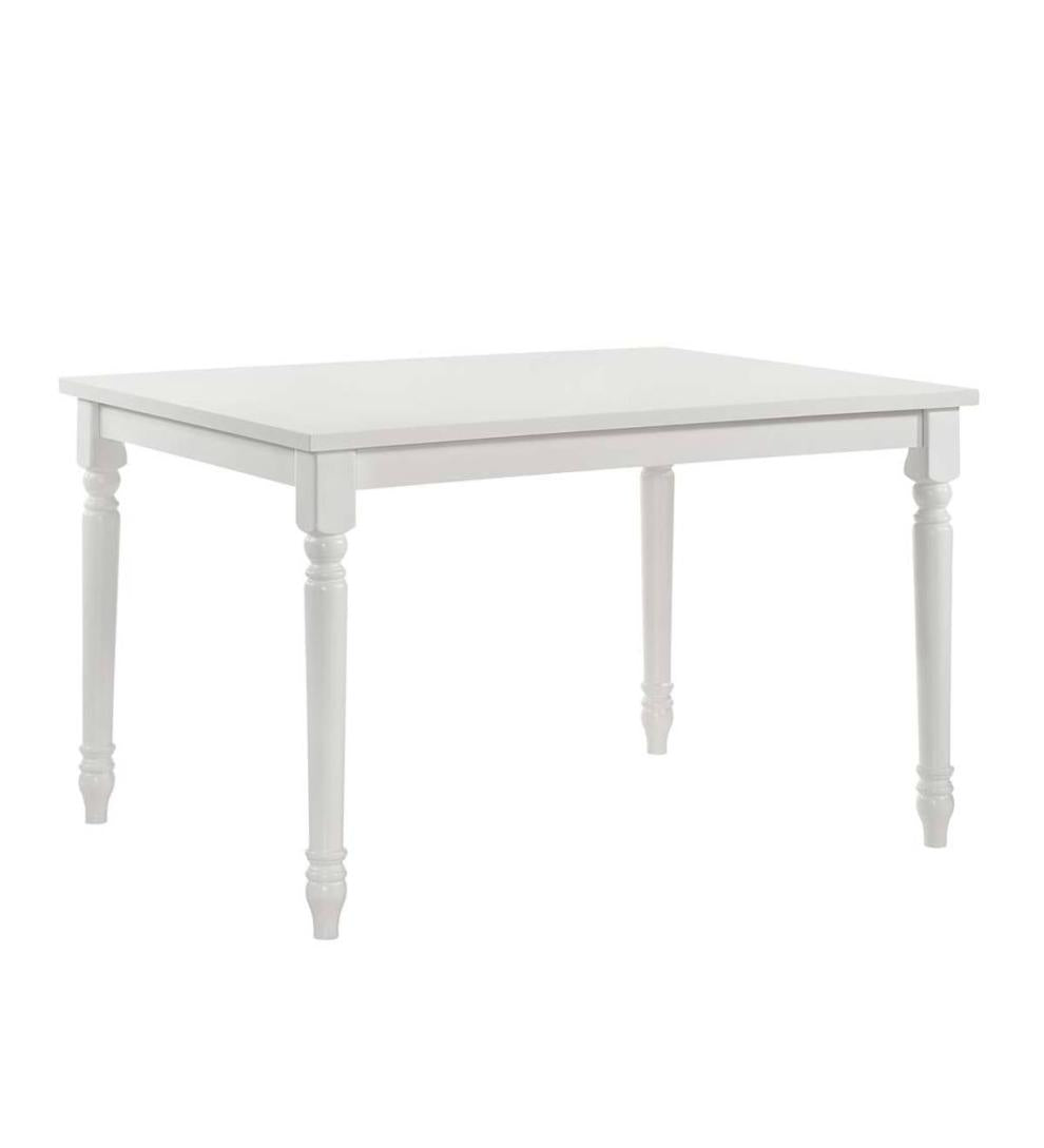 Plow &amp; Hearth Home Office | Indoor Living Turned Leg Farmhouse Dining Table - Black