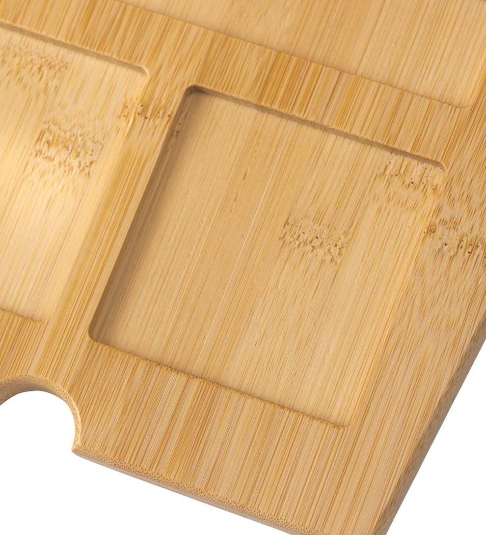 Plow &amp; Hearth Home Office | Indoor Living Wood Accessory Desk Organizer For Electronics