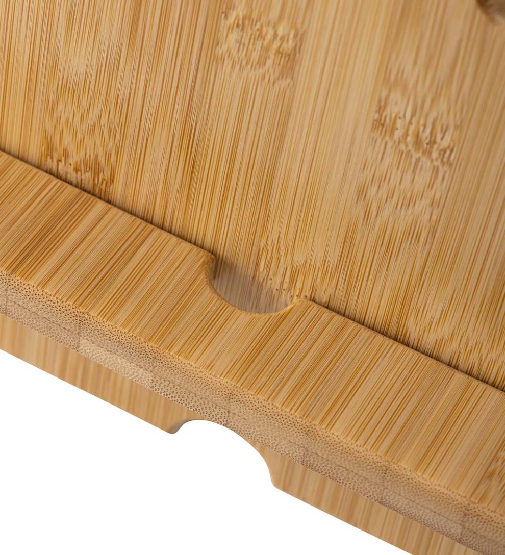 Plow &amp; Hearth Home Office | Indoor Living Wood Accessory Desk Organizer For Electronics