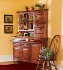 Plow &amp; Hearth Hutches &amp; Cupboards | Indoor Living Conestoga Corner Cabinets