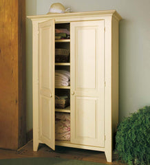 Plow &amp; Hearth Hutches &amp; Cupboards | Indoor Living Handcrafted Linen Cupboard - Avocado Green