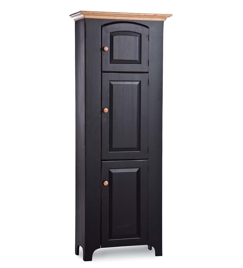 Plow &amp; Hearth Hutches &amp; Cupboards | Indoor Living Handmade Pine Dutch Pantry - Avocado Green