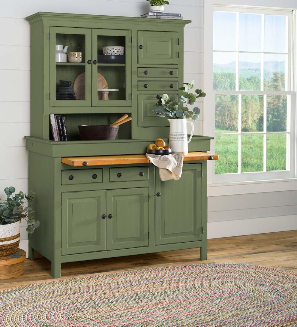 Plow &amp; Hearth Hutches &amp; Cupboards | Indoor Living Large Conestoga Cupboard