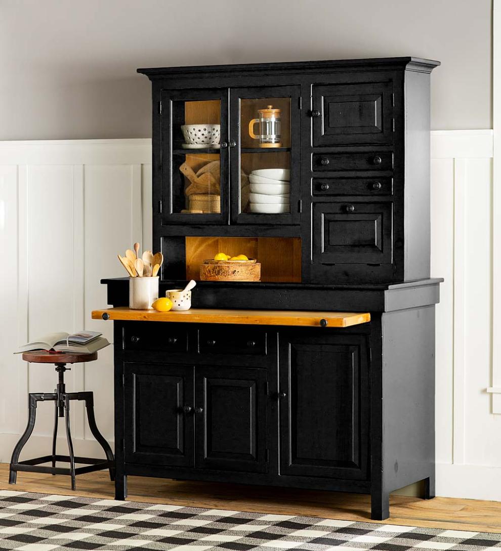 Plow &amp; Hearth Hutches &amp; Cupboards | Indoor Living Large Conestoga Cupboard