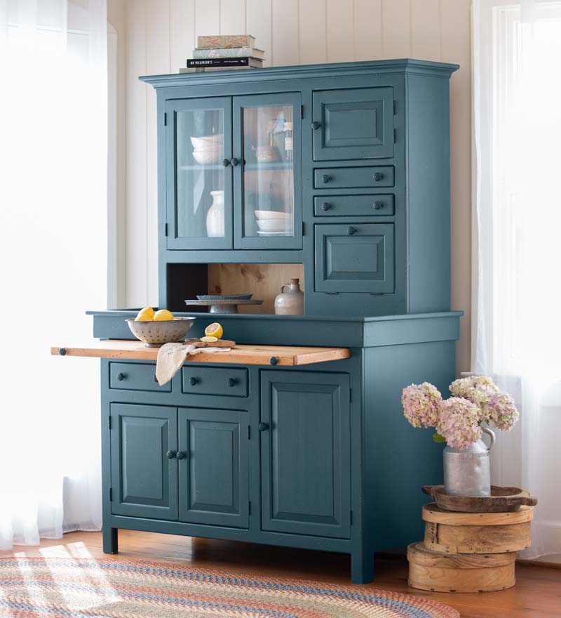 Plow &amp; Hearth Hutches &amp; Cupboards | Indoor Living Large Conestoga Cupboard