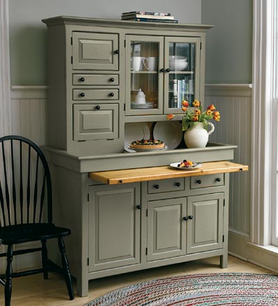 Plow &amp; Hearth Hutches &amp; Cupboards | Indoor Living Large Conestoga Cupboard