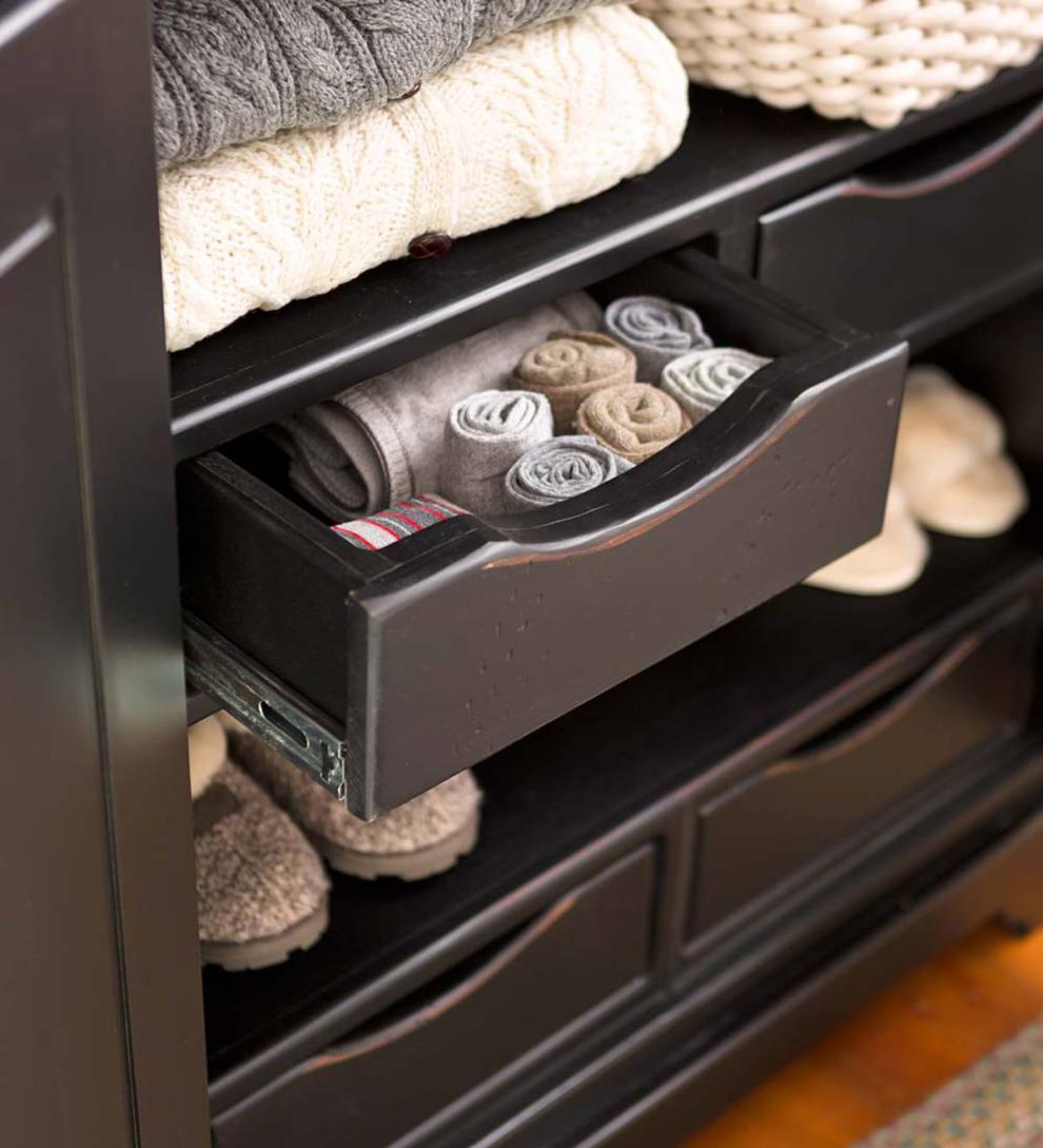 Plow &amp; Hearth Hutches &amp; Cupboards | Indoor Living Large Country Wardrobe - Avocado Green