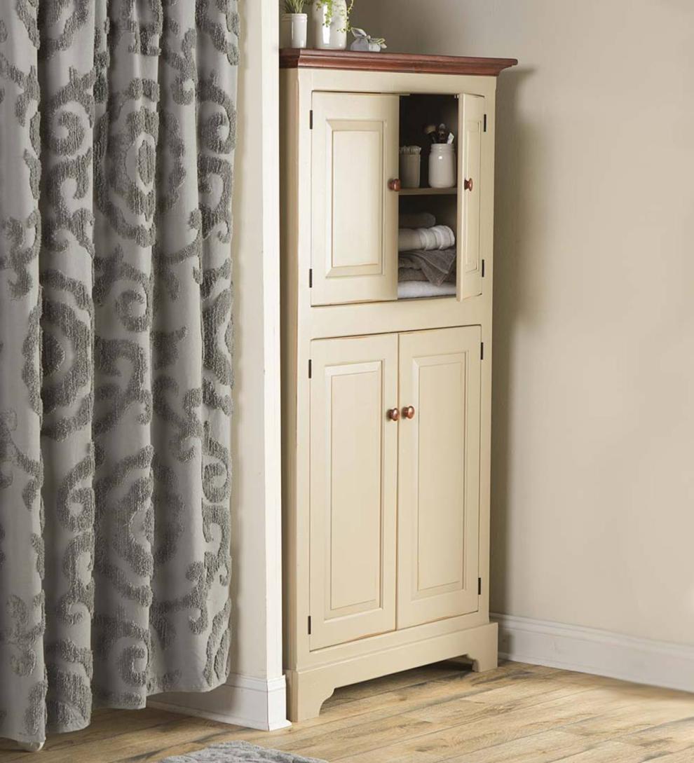 Plow &amp; Hearth Hutches &amp; Cupboards | Indoor Living Large Country Wardrobe - Avocado Green
