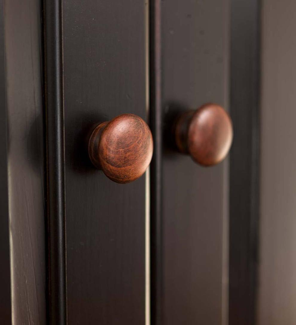 Plow &amp; Hearth Hutches &amp; Cupboards | Indoor Living Large Country Wardrobe - Avocado Green