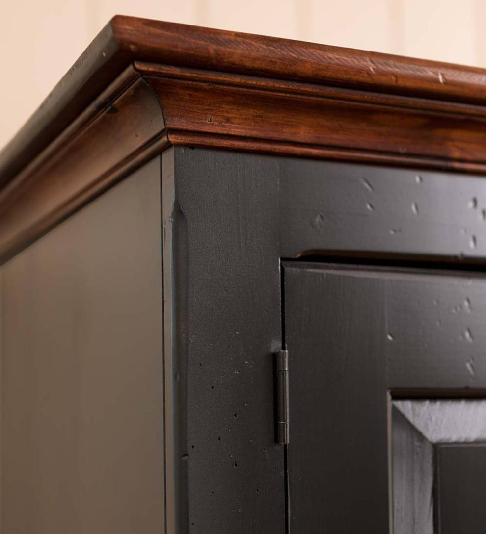 Plow &amp; Hearth Hutches &amp; Cupboards | Indoor Living Large Country Wardrobe - Avocado Green