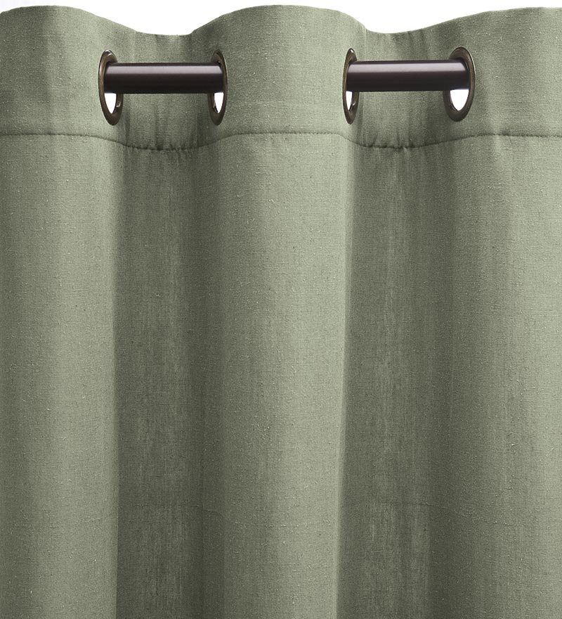 Plow &amp; Hearth Insulated Curtains | Indoor Living Energy Efficient Grommet-Top Homespun Insulated Curtains