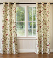 Plow &amp; Hearth Insulated Curtains | Indoor Living Jacobean Thermalogic Grommet-Top Curtains