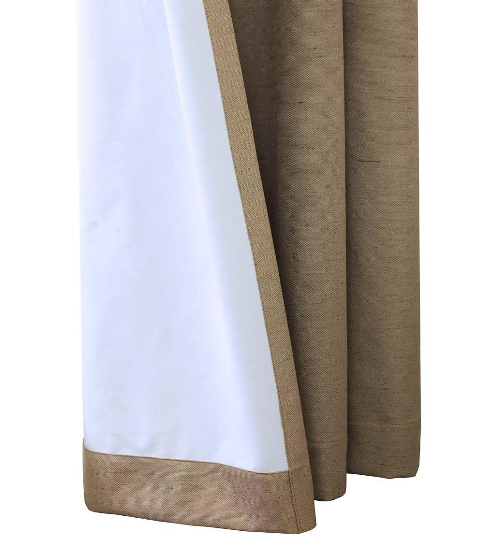 Plow &amp; Hearth Insulated Curtains | Indoor Living Thermaplus Slubbed Blackout Curtain Pairs With Grommets