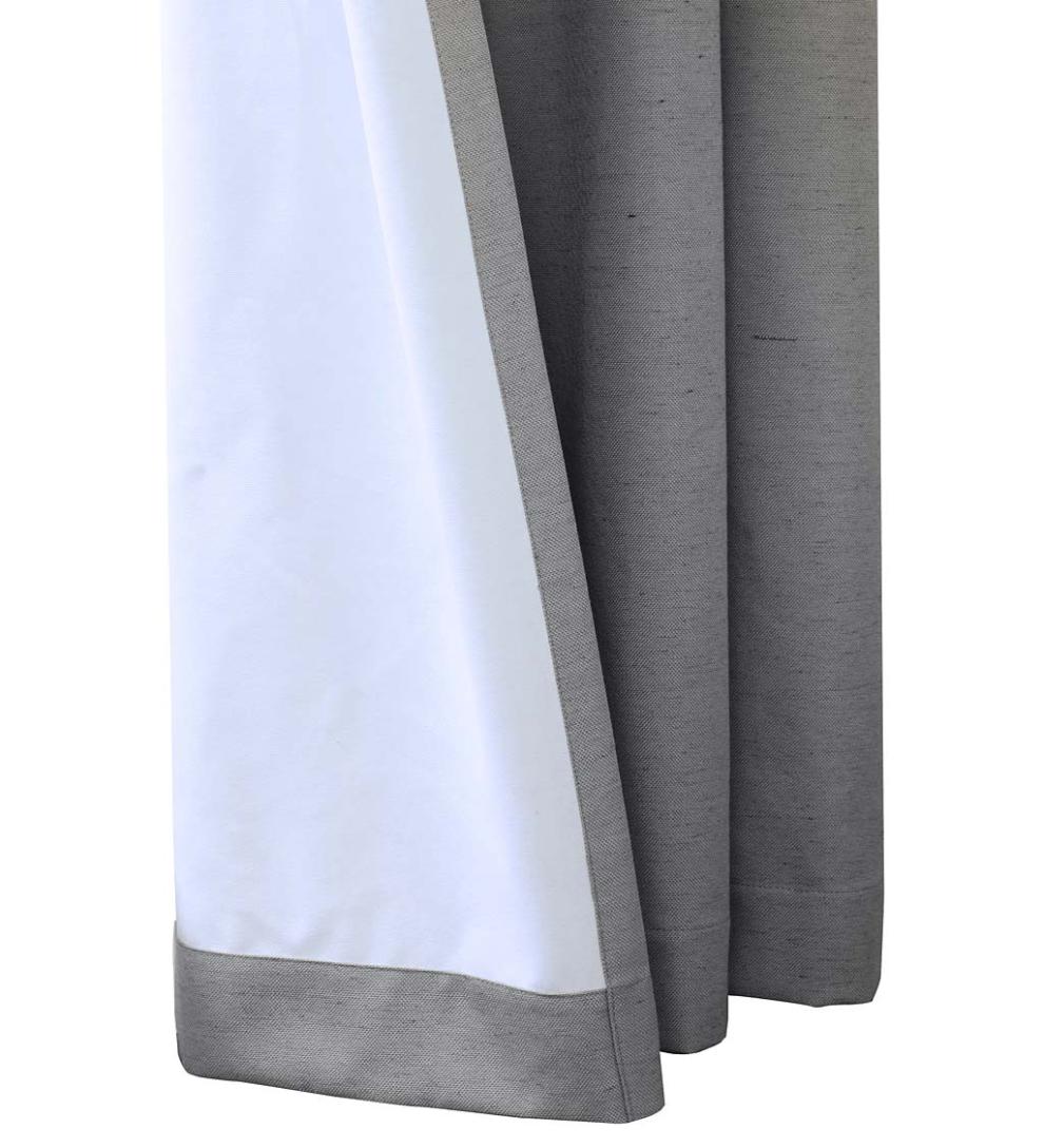 Plow &amp; Hearth Insulated Curtains | Indoor Living Thermaplus Slubbed Blackout Curtain Pairs With Grommets